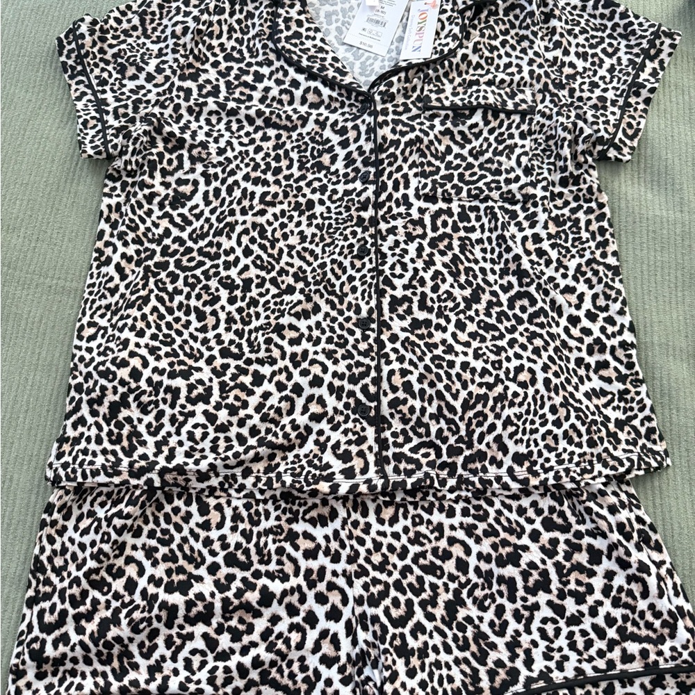 Leopard Print women’s Pajama Set